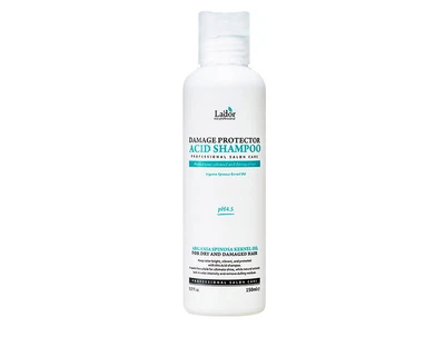 Шампунь безщеный с pH 4.5 для завитых и окрашенных волос Lador Damage Protector Acid Shampoo, 150 мл