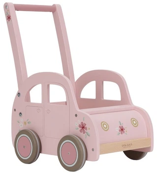 Дерев’яний візочок для іграшок Little Dutch Pink FSC (LD7128) (8713291771284)