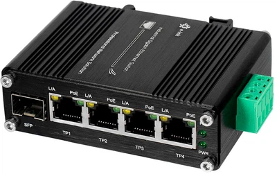 Коммутатор E-LINK LNK-IMC104GP-SFP IN 12-48V