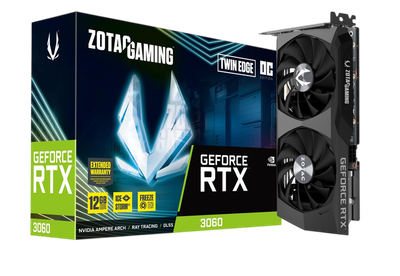 Відеокарта GeForce RTX 3060 12GB Zotac Twin Edge (ZT-A30600H-10M) Б/В