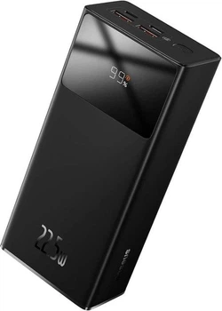 Павербанк Baseus Star-Lord Digital Display 30000mAh 22.5W з технологією QC3.0+PD3.0 2USB+Type-C + Кабель USB to Type-C (PPXJ080101) Black