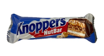 Батончик Knoppers Nutbar в молочном шоколаде с фундуком 40 г (CH0654)