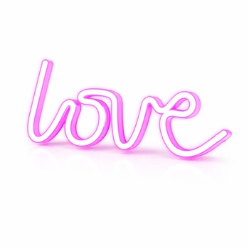 Світильник неоновий LOVE CG 9209 Рожевий