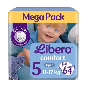 Підгузки Libero Comfort 5 розмір (11-17 кг) 64 шт