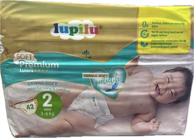 Підгузки Lupilu premium Derma soft 2 розмір 42 шт