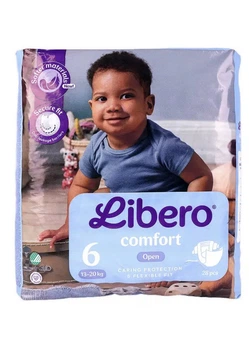 Подгузники Libero Comfort 6 размер (13-20 кг) 28 шт