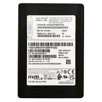 Накопитель SSD Samsung PM9A5 800Gb SSD U.2 24Gb/s (MZ-QL28000 / MZQL2800HCJR) - Б/У