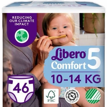 Підгузки Libero Comfort 5 розмір (10-14 кг) 46 шт