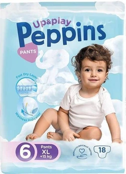Подгузники-трусики Peppins размер 6 (15+ кг) 18 шт