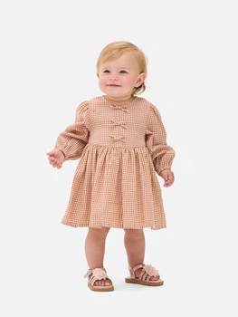 Сукня Primark цегляний в білі візерунки QAHRQ391 98
