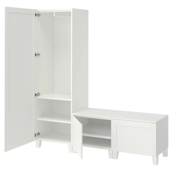 Гардероб з 3 дверями ІКЕА PLATSA 180х42х191 см (s69613530)