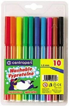 Фломастеры на водной основе "Centropen" 7790TR-10, 10 цветов