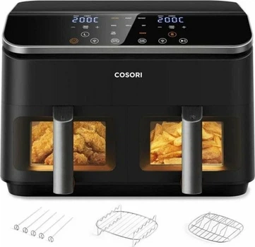 Мультипіч (аерофритюрниця) COSORI Dual Basket 8.5-Litre CAF-R901-AEU