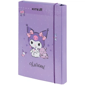 Папка для зошитів на гумці Kite Kuromi HK25-210-2, картон