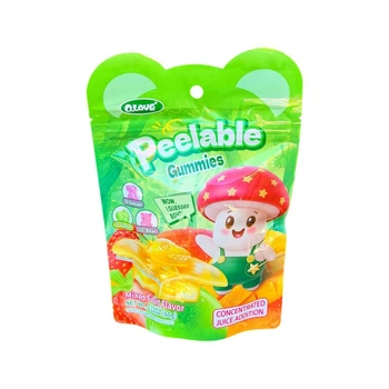 Жувальні цукерки Qlove Peelable Gummies Mixed Fruit Flavor Land Animal 60 грам
