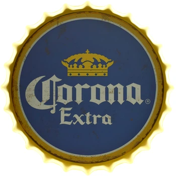 Металева табличка "Corona Extra (Logo)" (ms-001720)