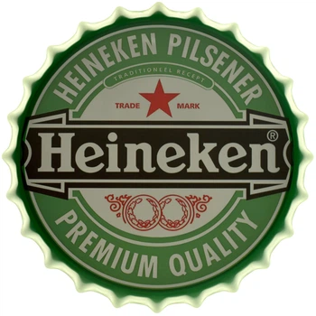 Металлическая табличка "Heineken (Logo)" (ms-001723)