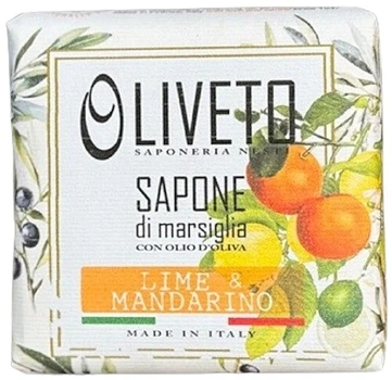 Мило з лаймом та мандарином Nesti Dante Oliveto Lime & Mandarino 200 г