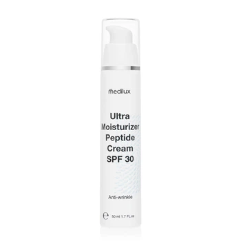 Зволожуючий крем з пептидами SPF30 Medilux Ultra Moisturizer Peptide Cream SPF 30 50 мл