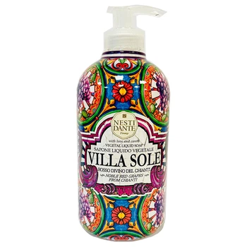 Рідке мило з ароматом червоного винограду Nesti Dante Liquid Soap Villa Sole Rosso Divino Del Chianti 500 мл