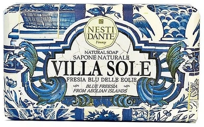 Мыло с ароматом голубой фрезии Nesti Dante Villa Sole Fresia Blu delle Eolie 250 г