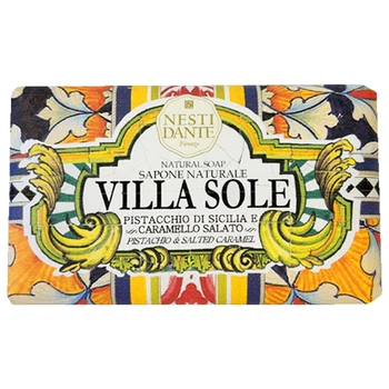 Мыло с ароматом фисташки и соленая карамель Nesti Dante Villa Sole Sicilian Pistachio and Salted Caramel 250 г