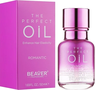 Олія для волосся парфумована для еластичності та захисту волосся Beaver professional Expert Hydro The Perfect Oil Enhance Hair Elasticity Romantic 50 мл
