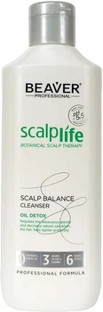 Детокс шампунь для жирной кожи головы и волос Beaver professional Scalplife Botanical Scalp Therapy Scalp Balance Cleanser 300 мл
