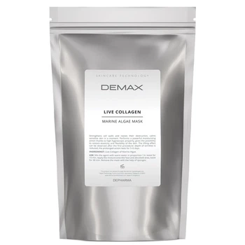 Маска из живого коллагена морских водорослей Demax Live Collagen Marine Algae Mask 400 г