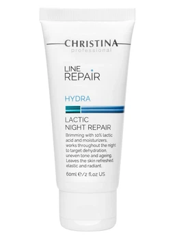 Крем для лица Ночное восстановление с молочной кислотой Christina Line Repair Hydra Lactic Night Repair 60 мл