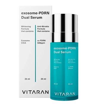 Двойная сыворотка с экзосомами и ПДРН Vitaran Exosome PDRN dual serum 50 мл