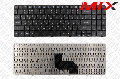 Клавиатура для ноутбука ACER eMachines MP-08G63U4-698 MP-08G63US-6982 Черная RUUS 1556033 High Copy