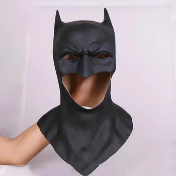 Маска Бетмен (Бетмен) RESTEQ доросла латекс, шолом гумовий Batman