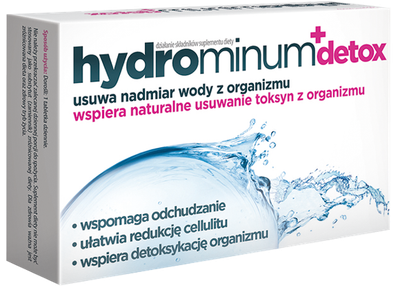Дієтична добавка Aflofarm Hydrominum+detox 30 таблеток (5902802704450)