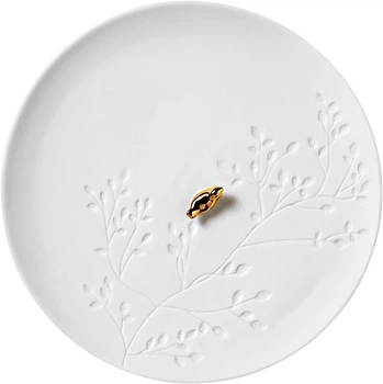 Тарілка Rader Bird Gold порцелянова 14 см (4045289125606)