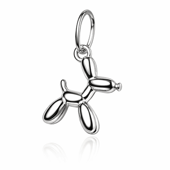 Серебряный кулон Dog Minimal (7391)