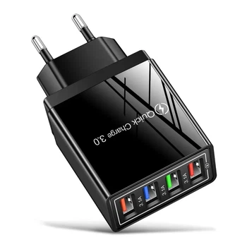 Быстрое зарядное USB устройство на 4 порта каждый 3.1А