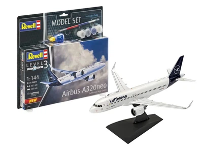 Стартовий набір для моделізму Цивільний літак Airbus A320 Neo Luft Revell 63942