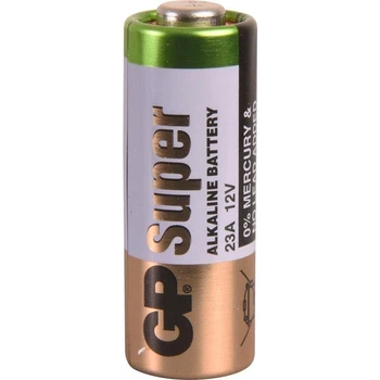 Батарейка щелочная GP Super Alkaline High Voltage A23 23A MN21 12V 1 шт (150)