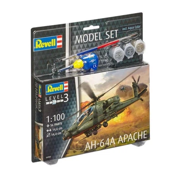Стартовий набір 1:100 гелікоптер AH-64A Apache Revell 64985