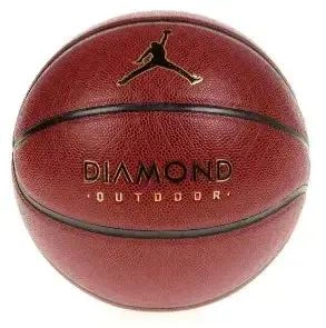 М'яч баскетбольний Nike JORDAN DIAMOND OUTDOOR 8P DEFLATED AMBER/BLACK/METALLIC GOLD/BLACK розмір 7