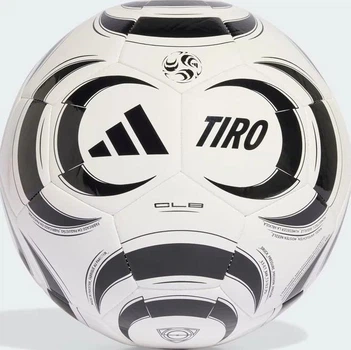Чорно-білий м'яч футбольний Adidas Tiro Club JW1530 (розмір 5)