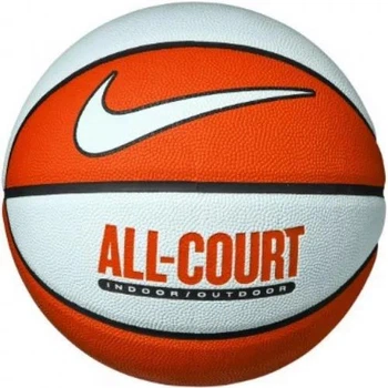 М'яч баскетбольний Nike EVERYDAY ALL COURT 8P DEFLATED ORANGE/BLACK розмір 7