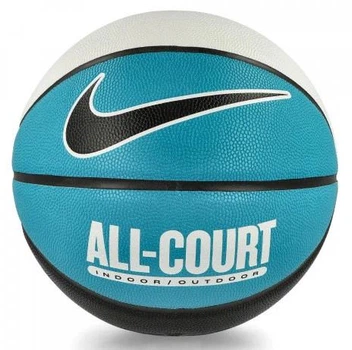 М'яч баскетбольний Nike EVERYDAY ALL COURT 8P DEFLATED WHITE/TEAL NEBULA/BLACK/BLACK розмір 7
