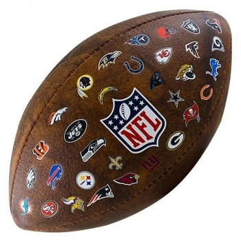 М'яч для американського футболу Wilson NFL Jr Throwback Fb 32 Team Logo WTF1534XBNFL (розмір 7)