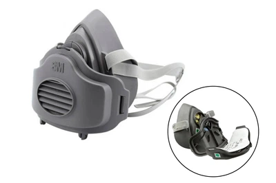 Респиратор полумаска 3M 3200 M с фильтрами 3701CN (AT-3200)