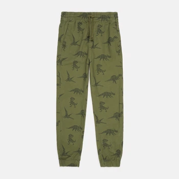 Джоггери H&M 134см зелений динозаври 1610869561