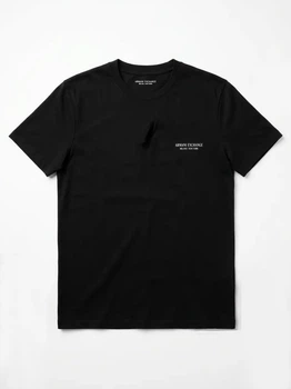 Футболка чоловіча Armani Exchange Milano / New York AX-2308 Black 7XL