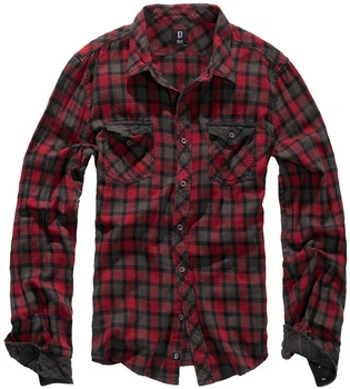 Сорочка Brandit Duncan Check Shirt S red/brown checkered (4016.84.S)
