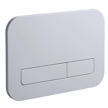 Панель змиву KOER KT-0609-01 240x160x7mm пластикова, кнопка лінійна (колір хром) (KR6130)
